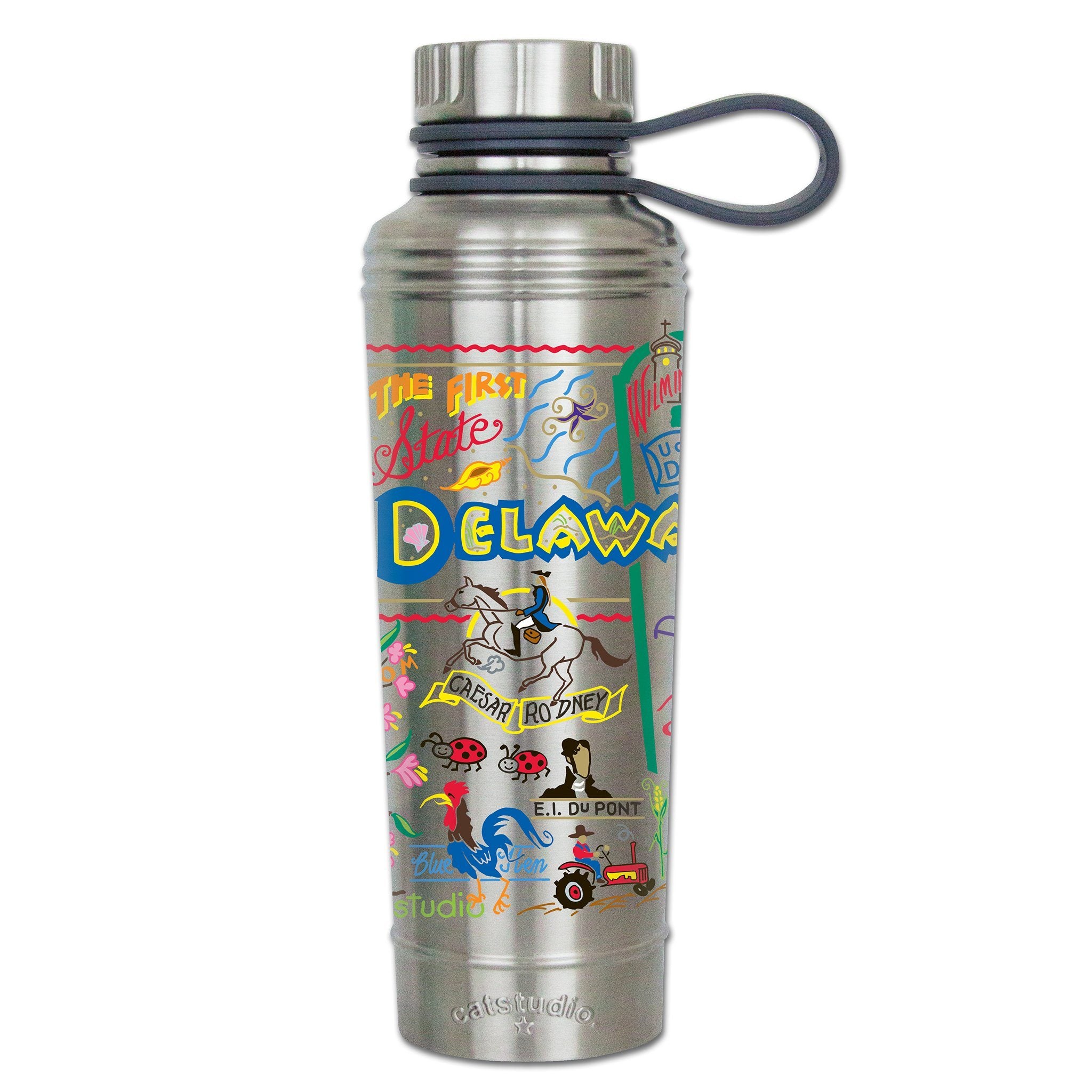 Delaware Thermal Bottle | Geography Collection by catstudio