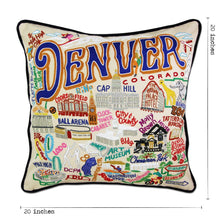 Load image into Gallery viewer, Denver Hand-Embroidered Pillow Pillow catstudio
