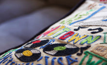 Load image into Gallery viewer, Detroit Hand-Embroidered Pillow - catstudio