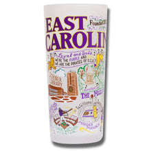 Load image into Gallery viewer, East Carolina University Collegiate Drinking Glass - catstudio