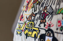 Load image into Gallery viewer, Empire State XL Hand-Embroidered Pillow - catstudio