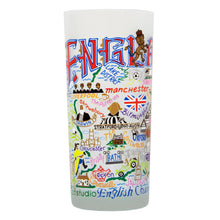 Load image into Gallery viewer, England Drinking Glass - catstudio