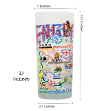 Load image into Gallery viewer, England Drinking Glass - catstudio