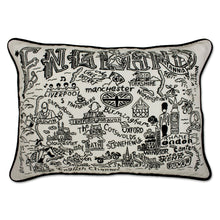 Load image into Gallery viewer, England Hand-Guided Machine Pillow - catstudio