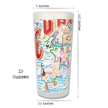 Load image into Gallery viewer, Europe Drinking Glass - catstudio