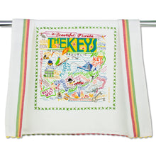 Load image into Gallery viewer, Florida Keys Dish Towel - catstudio