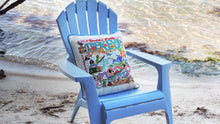 Load image into Gallery viewer, Florida Keys Hand-Embroidered Pillow - catstudio