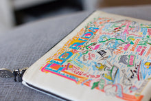 Load image into Gallery viewer, Florida Zip Pouch - Natural - catstudio