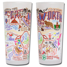 Load image into Gallery viewer, Fort Worth Drinking Glass - catstudio