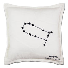 Load image into Gallery viewer, Gemini Astrology Hand-Embroidered Pillow - catstudio
