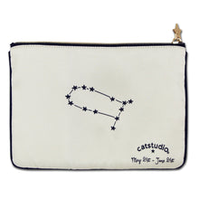 Load image into Gallery viewer, Gemini Astrology Zip Pouch - catstudio
