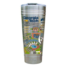 Load image into Gallery viewer, Georgia Tech Collegiate Thermal Tumbler (Set of 4) - PREORDER Thermal Tumbler catstudio