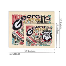 Load image into Gallery viewer, Georgia, University of Collegiate Fine Art Print - catstudio