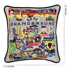 Load image into Gallery viewer, Germany Hand-Embroidered Pillow - catstudio