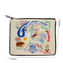 Load image into Gallery viewer, Glacier Zip Pouch - Natural Pouch catstudio