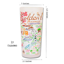 Load image into Gallery viewer, Golden Isles Drinking Glass - catstudio