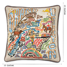 Load image into Gallery viewer, Grand Canyon Hand-Embroidered Pillow - catstudio