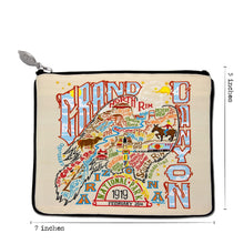 Load image into Gallery viewer, Grand Canyon Zip Pouch - Natural Pouch catstudio