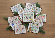 Load image into Gallery viewer, Grand Canyon Zip Pouch - Natural Pouch catstudio