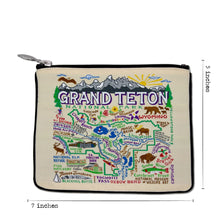 Load image into Gallery viewer, Grand Teton Zip Pouch - Natural Pouch catstudio