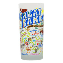 Load image into Gallery viewer, Great Lakes Drinking Glass - catstudio