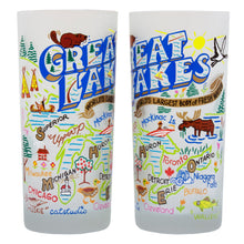 Load image into Gallery viewer, Great Lakes Drinking Glass - catstudio