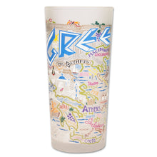 Load image into Gallery viewer, Greece Drinking Glass - catstudio