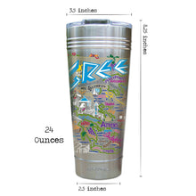 Load image into Gallery viewer, Greece Thermal Tumbler (Set of 4) - PREORDER Thermal Tumbler catstudio