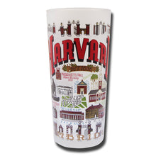 Load image into Gallery viewer, Harvard University Collegiate Drinking Glass Glass catstudio