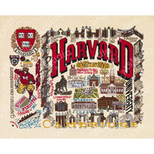 Load image into Gallery viewer, Harvard University Collegiate Fine Art Print - catstudio
