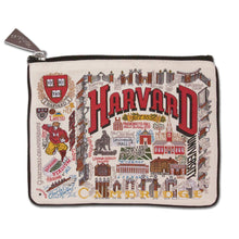 Load image into Gallery viewer, Harvard University Collegiate Zip Pouch - catstudio
