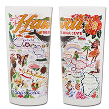 Load image into Gallery viewer, Hawaiian Isles Drinking Glass - catstudio