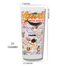 Load image into Gallery viewer, Hawaiian Isles Drinking Glass - catstudio