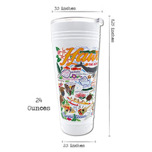 Load image into Gallery viewer, Hawaiian Isles Thermal Tumbler in White - Limited Edition! Thermal Tumbler catstudio