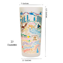 Load image into Gallery viewer, Hill Country Drinking Glass - catstudio