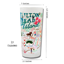 Load image into Gallery viewer, Hilton Head Drinking Glass - catstudio