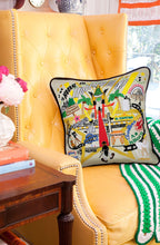 Load image into Gallery viewer, Hollywood Hand-Embroidered Pillow - catstudio