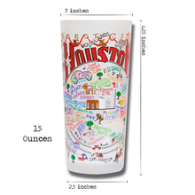 Load image into Gallery viewer, Houston Drinking Glass - catstudio