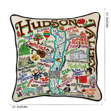 Load image into Gallery viewer, Hudson Valley Hand-Embroidered Pillow Pillow catstudio 
