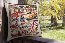 Load image into Gallery viewer, Illinois Hand-Embroidered Pillow - catstudio