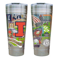 Load image into Gallery viewer, Illinois, University of Collegiate Thermal Tumbler (Set of 4) - PREORDER Thermal Tumbler catstudio 
