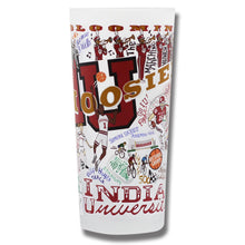 Load image into Gallery viewer, Indiana University Collegiate Drinking Glass - catstudio