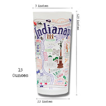 Load image into Gallery viewer, Indianapolis Drinking Glass - catstudio