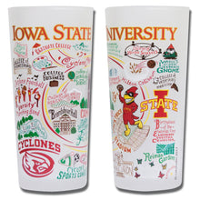 Load image into Gallery viewer, Iowa State University Collegiate Drinking Glass - catstudio 
