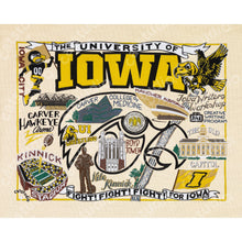 Load image into Gallery viewer, Iowa, University of Collegiate Fine Art Print - catstudio