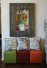 Load image into Gallery viewer, Ireland Hand-Embroidered Pillow - catstudio