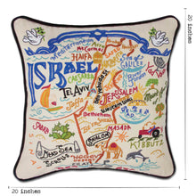 Load image into Gallery viewer, Israel Hand-Embroidered Pillow - catstudio