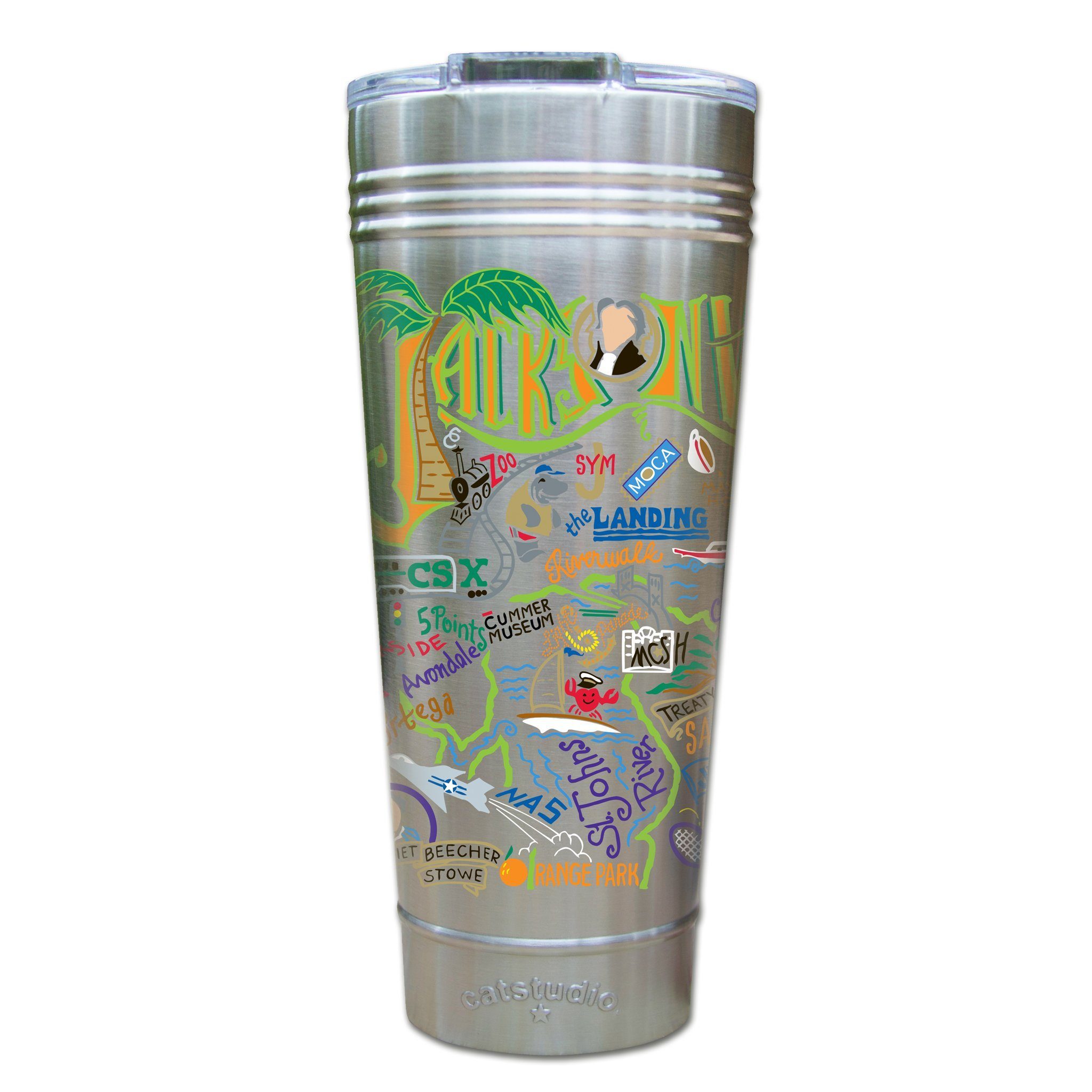 Jacksonville Thermal Tumbler Florida Collection by catstudio catstudio