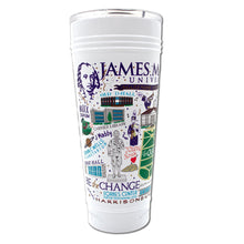 Load image into Gallery viewer, James Madison University Collegiate Thermal Tumbler in White - Limited Edition! Thermal Tumbler catstudio