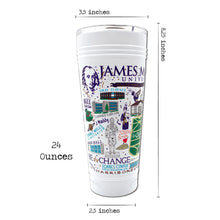 Load image into Gallery viewer, James Madison University Collegiate Thermal Tumbler in White - Limited Edition! Thermal Tumbler catstudio 
